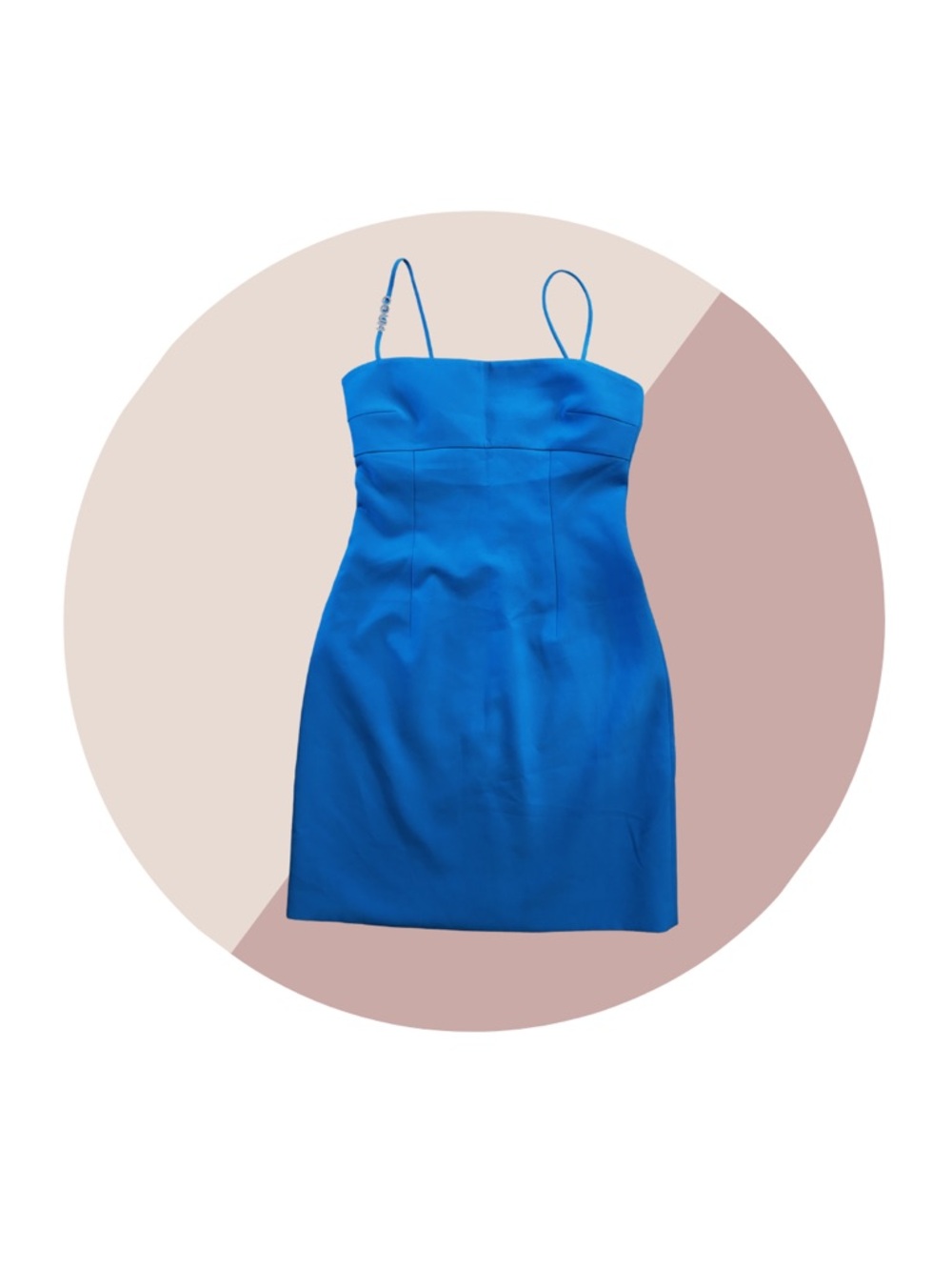 HUGO Cobalt Spaghetti-Strap Sheath Dress